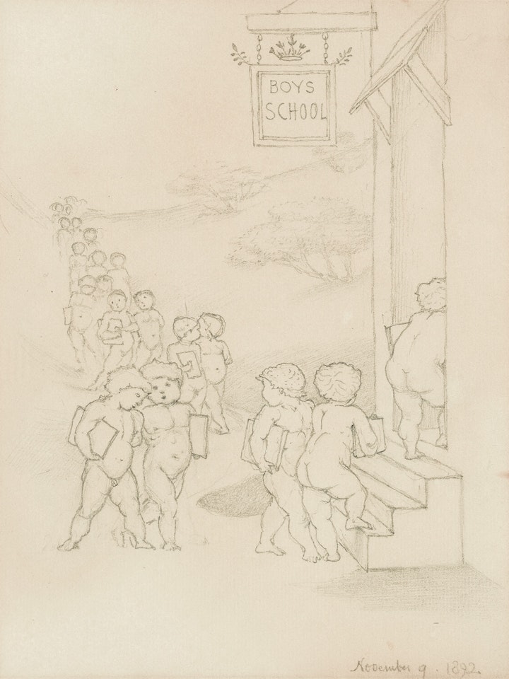 The Boys' School by Edward Coley Burne-Jones