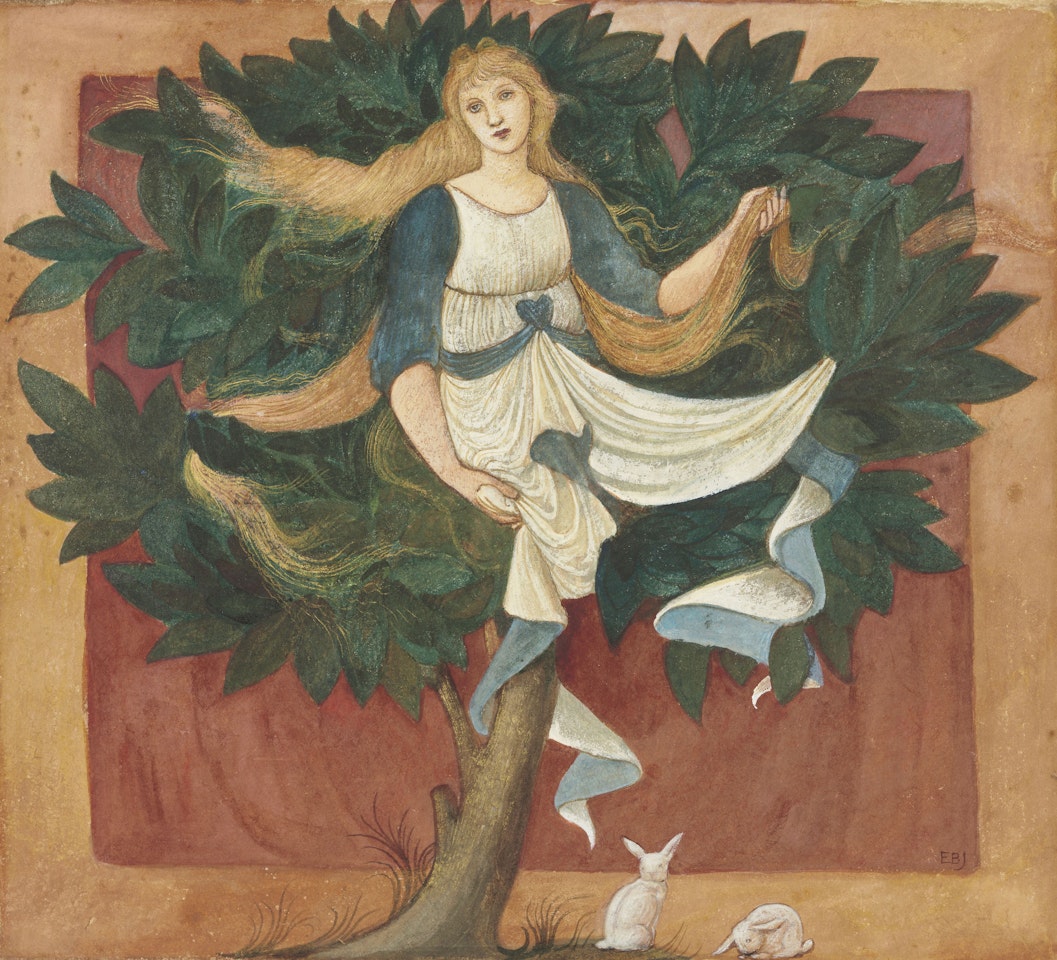 The Wood-Nymph by Edward Coley Burne-Jones