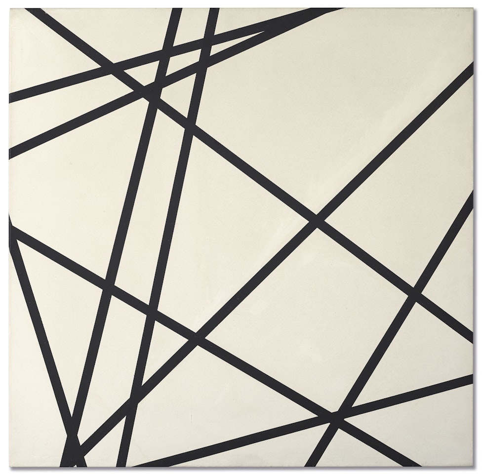 10 lignes au hasard by Francois Morellet