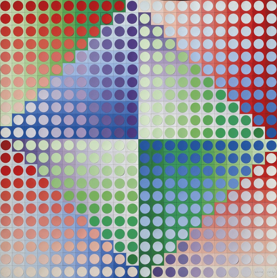 Pal Zett by Victor Vasarely