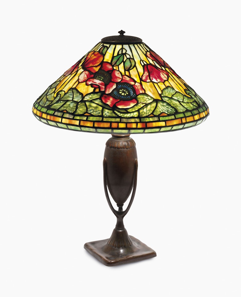 A ‘POPPY’ TABLE LAMP by Tiffany Studios