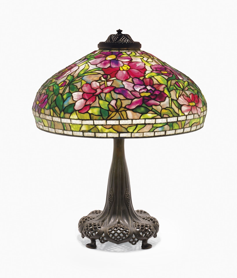 A 'PEONY' TABLE LAMP by Tiffany Studios