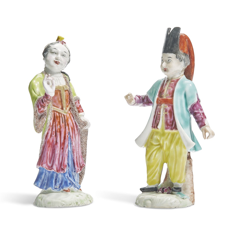A PAIR OF EUROPEAN CHILDREN IN TURKISH DRESS by Anonymous