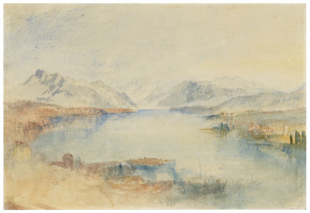 Lake Lucerne, with the Rigi by Joseph Mallord William Turner