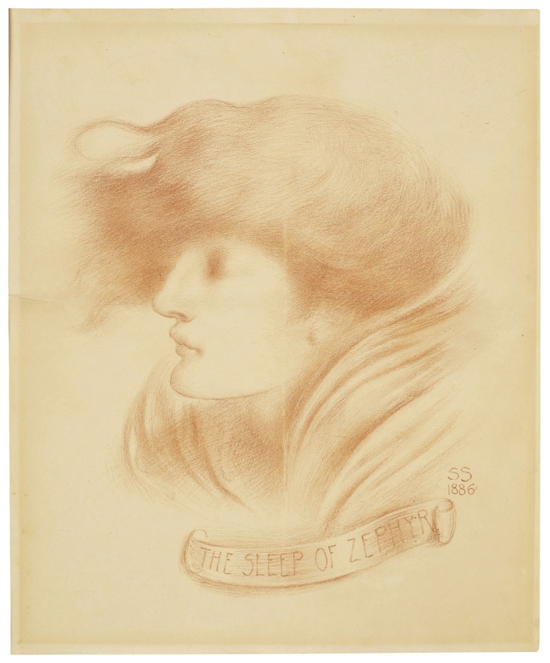 The Sleep of Zephyr by Simeon Solomon