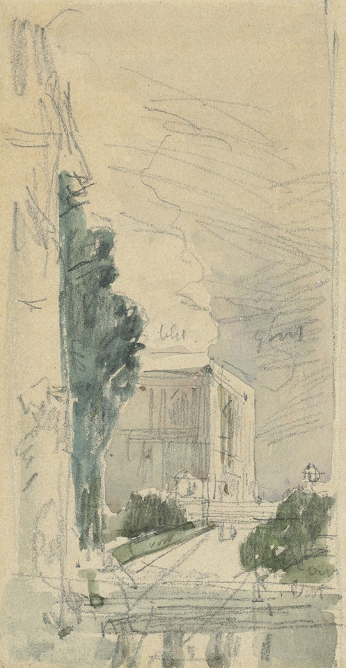 Château de Bourdainville by Eugène Boudin