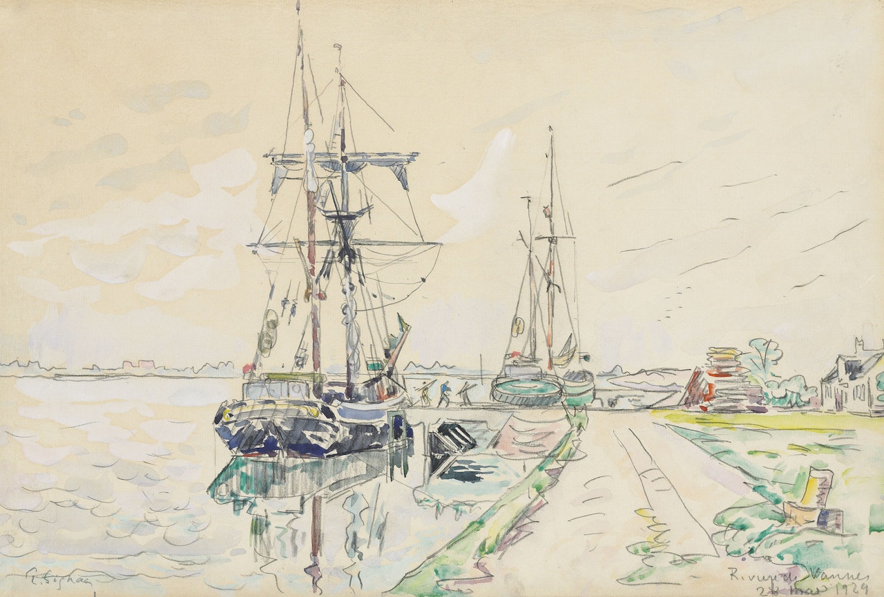 Rivière de Vannes by Paul Signac