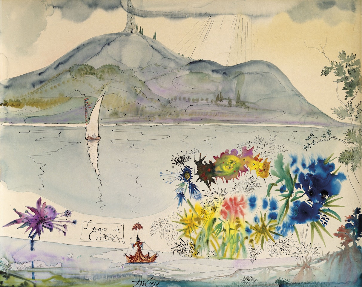 Lago de Garda by Salvador Dali