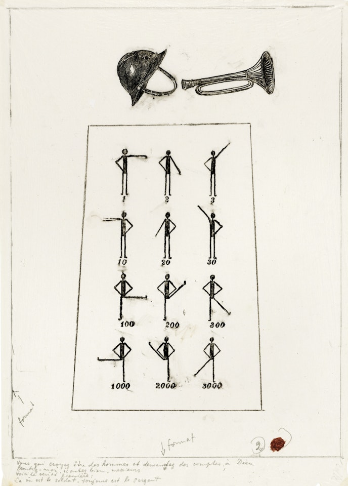 Vous qui croyez être des hommes - La ballade du soldat by Max Ernst