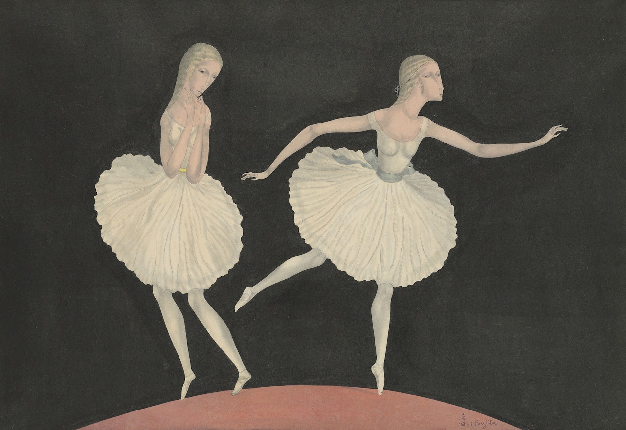 Les danseuses by Leonard Tsuguharu Foujita