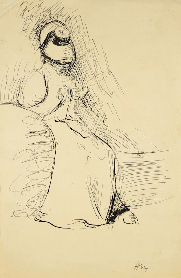 Femme au chapeau assise by Henri Matisse