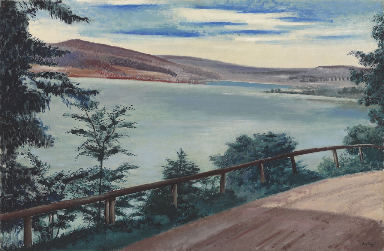 Le bord du lac by Auguste Herbin