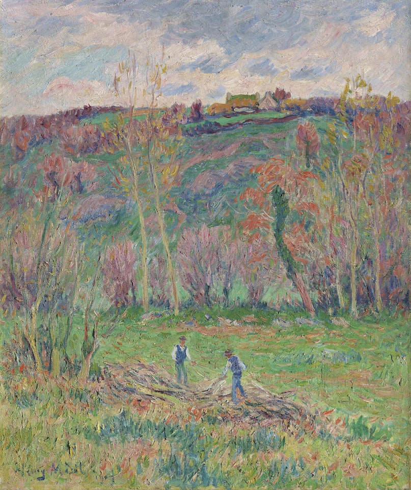Paysage d'hiver vers Pont-Aven by Henry Moret
