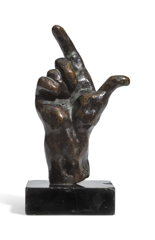 Main droite n. 27, petit modèle by Auguste Rodin