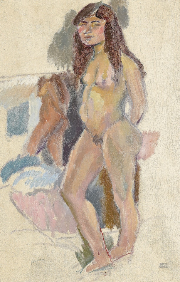 Elvire debout by Jules Pascin