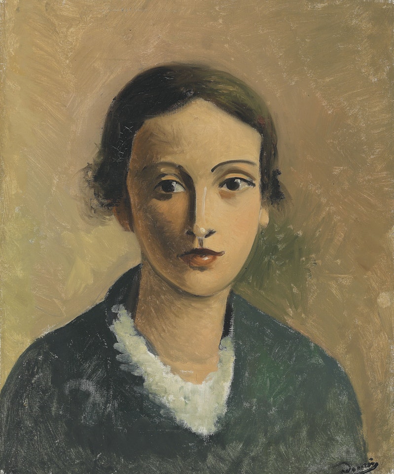 Portrait de Geneviève, nièce de l'artiste by Andre Derain