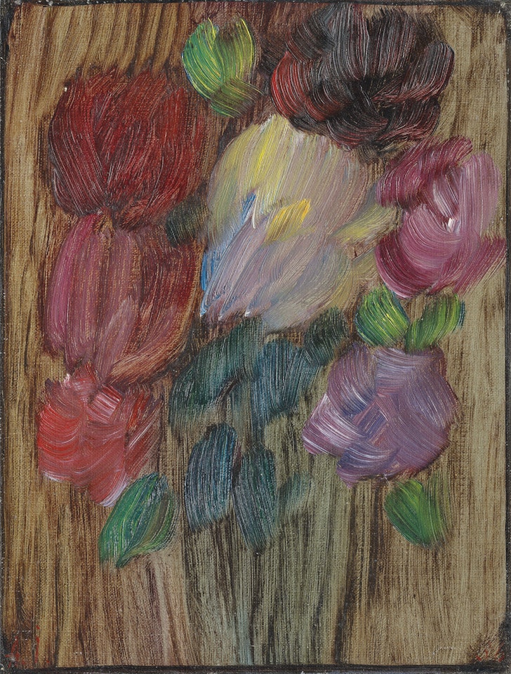 Grosses Stilleben: Pfingstrosen In Dämmerung by Alexej von Jawlensky