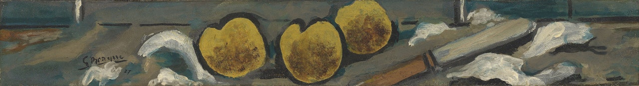 Pommes et couteau by Georges Braque