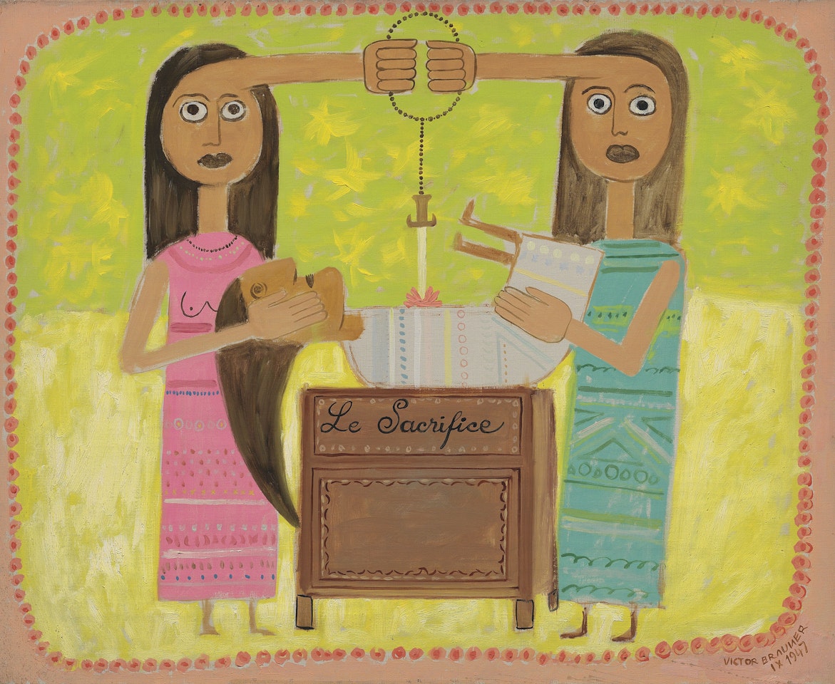 Le sacrifice by Victor Brauner