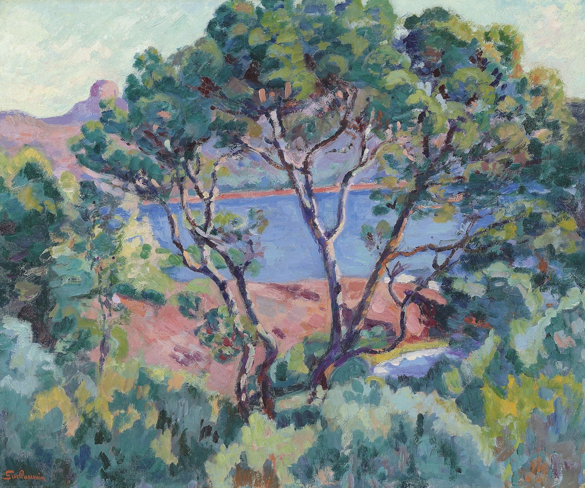 La Baie d'Agay by Armand Guillaumin