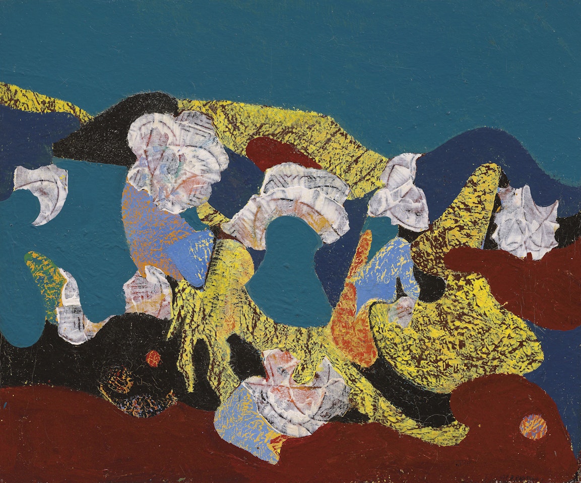 Ohne Titel (Muschelblumen) by Max Ernst