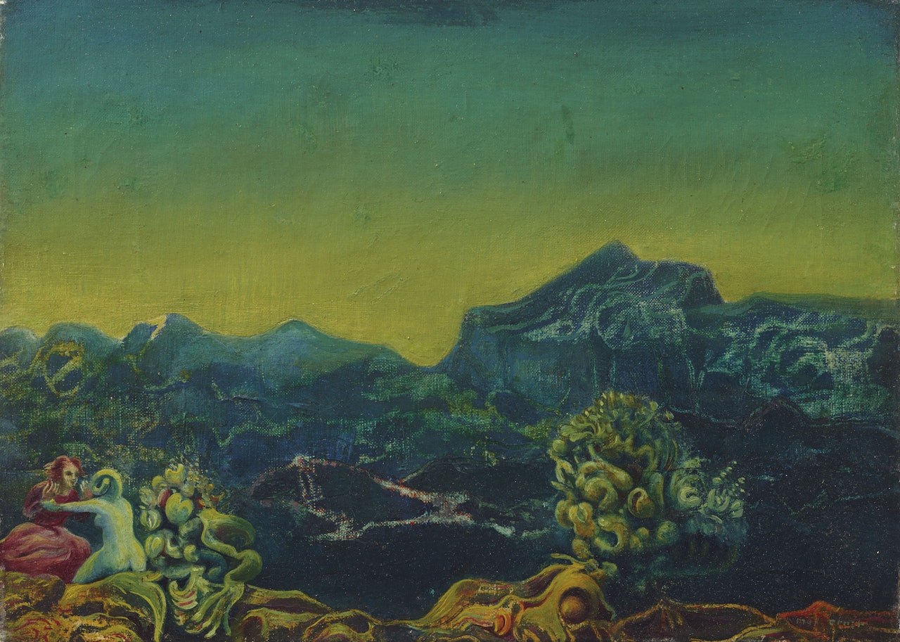 Aux antipodes du paysage by Max Ernst