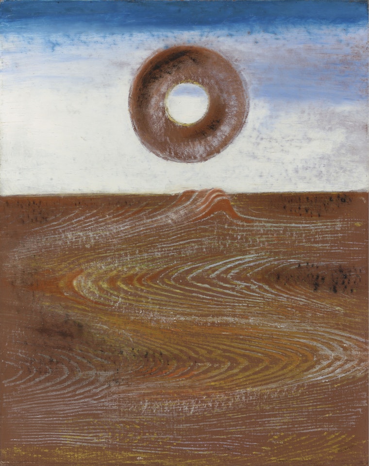 Mer et soleil or Tremblement de terre by Max Ernst