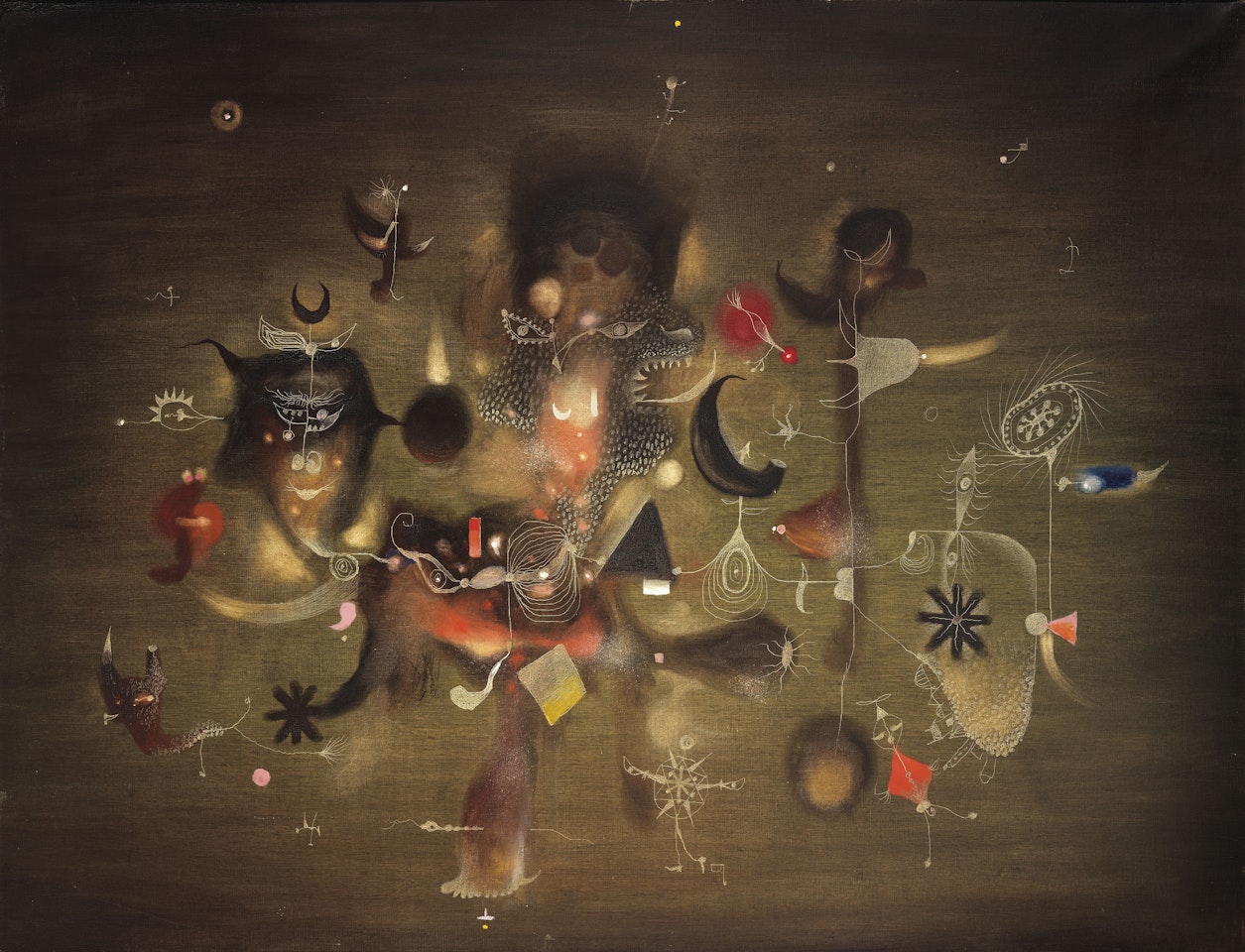 Los ojos del follaje (The Eyes of Foliage) by Antoni Tapies
