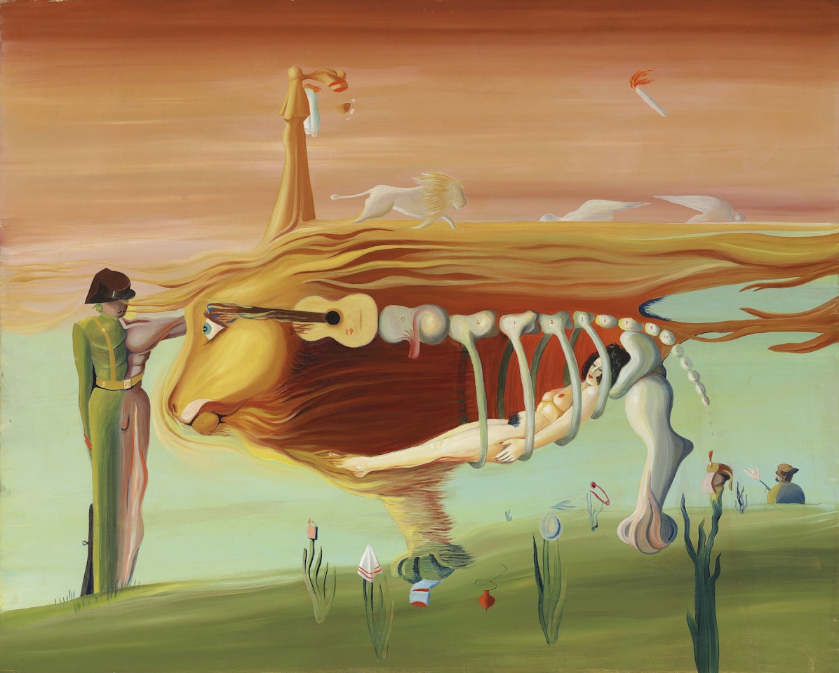 Violette Nozières or Elle rêve by Oscar Dominguez