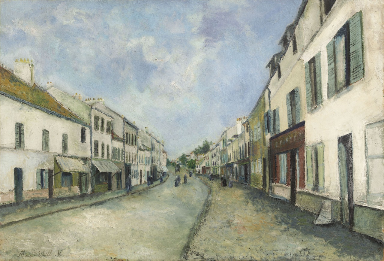 Vieilles maisons by Maurice Utrillo