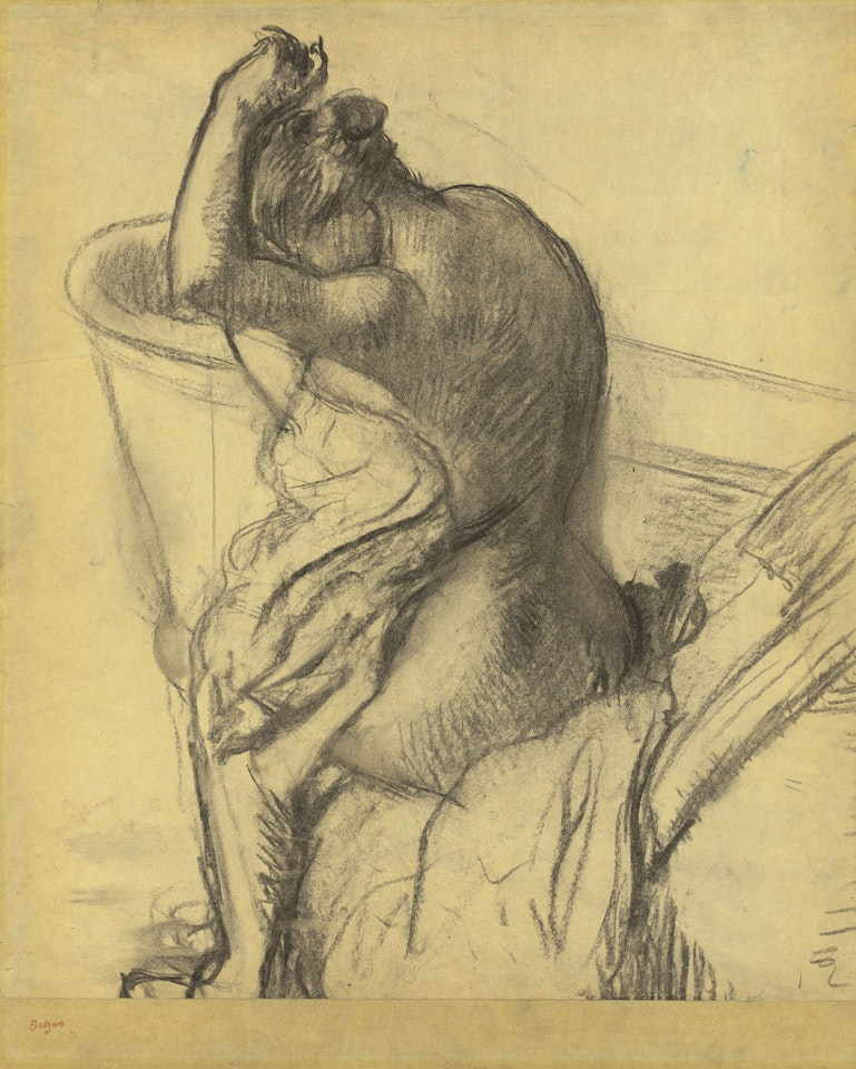 Après le bain by Edgar Degas