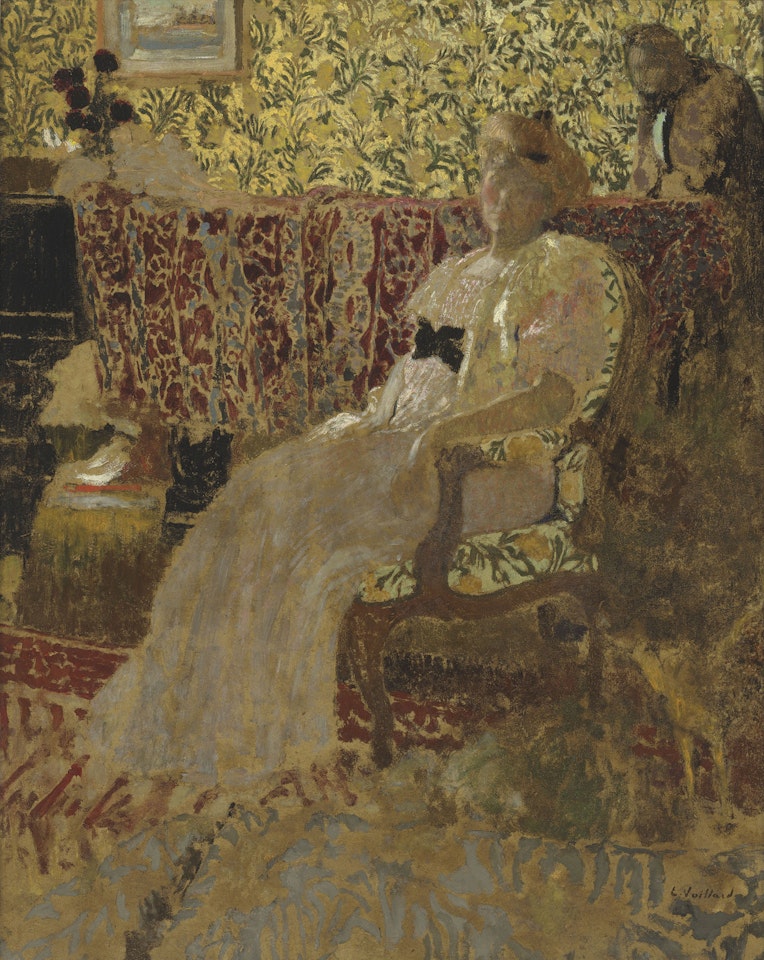 La femme au fauteuil (Misia et Thadée Natanson) by Édouard Vuillard