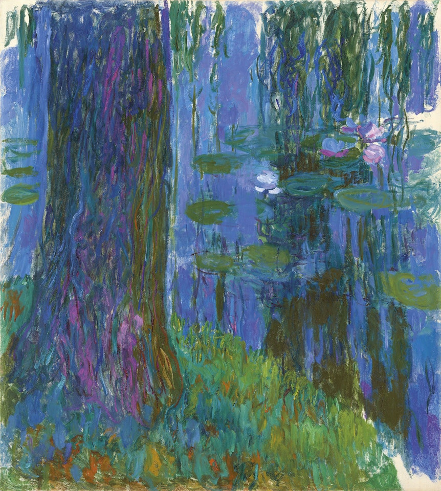 Saule pleureur et bassin aux nymphéas by Claude Monet