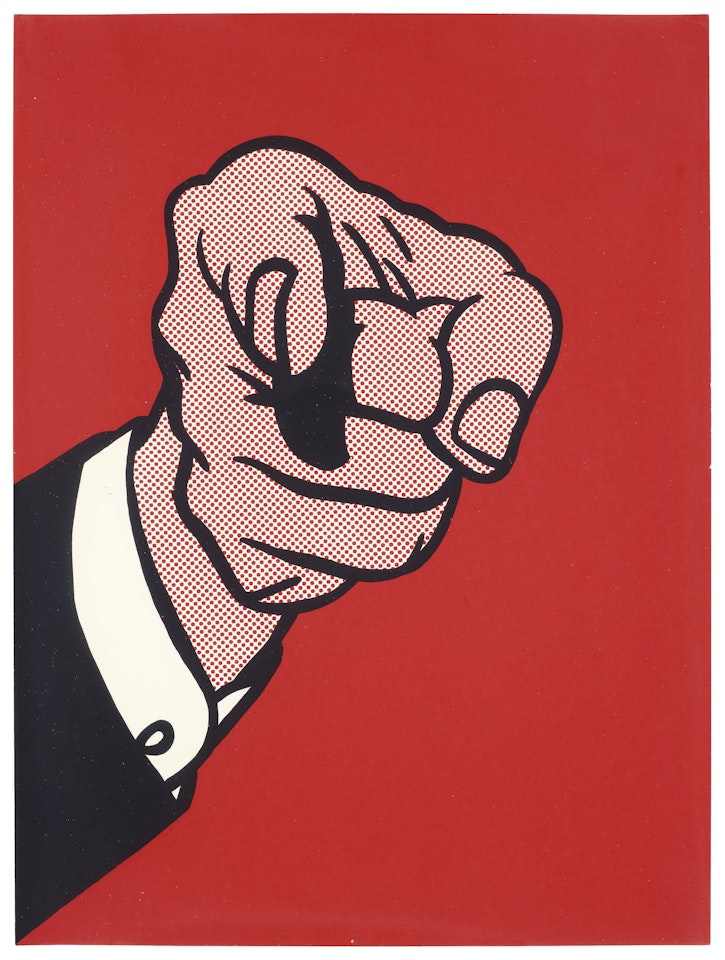 Finger Pointing, from The New York Collection for Stockholm by Roy Lichtenstein