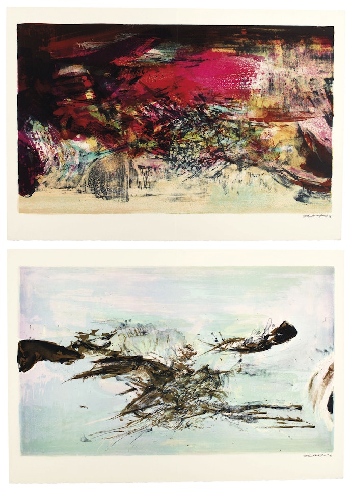 Roger Caillois, À la gloire de l'image et Art poétique, Ediciones Polígrafia, Barcelona by Zao Wou-Ki