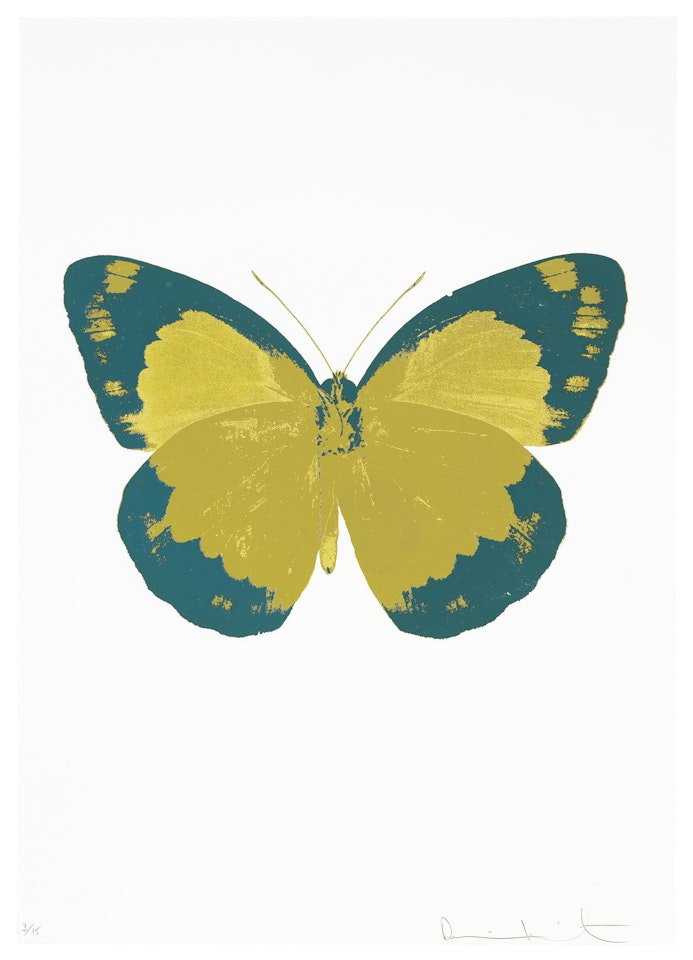 The Souls II - Paradise Copper/Turquoise/Blind Impression by Damien Hirst