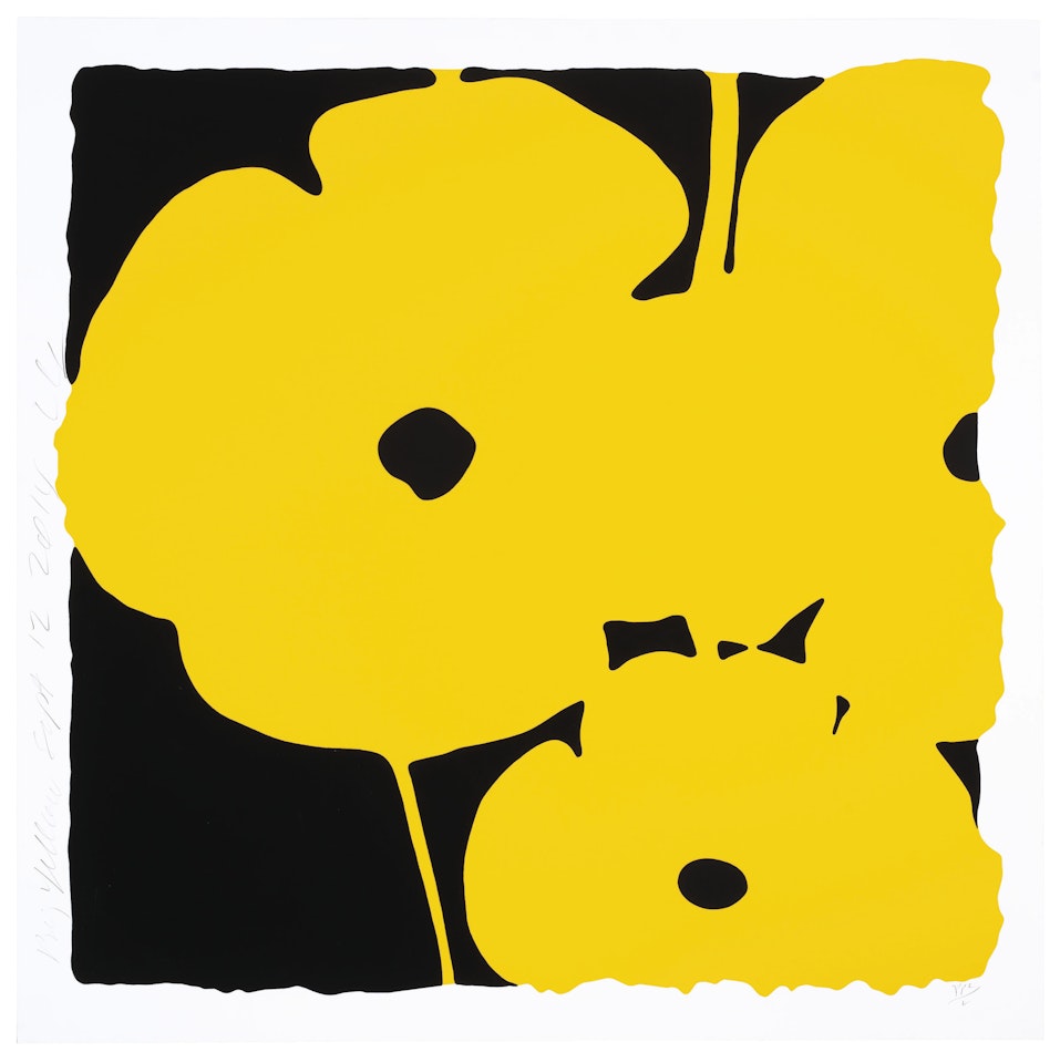 Big Yellow, Sept 12, 2014, from Big Poppies by Donald Sultan