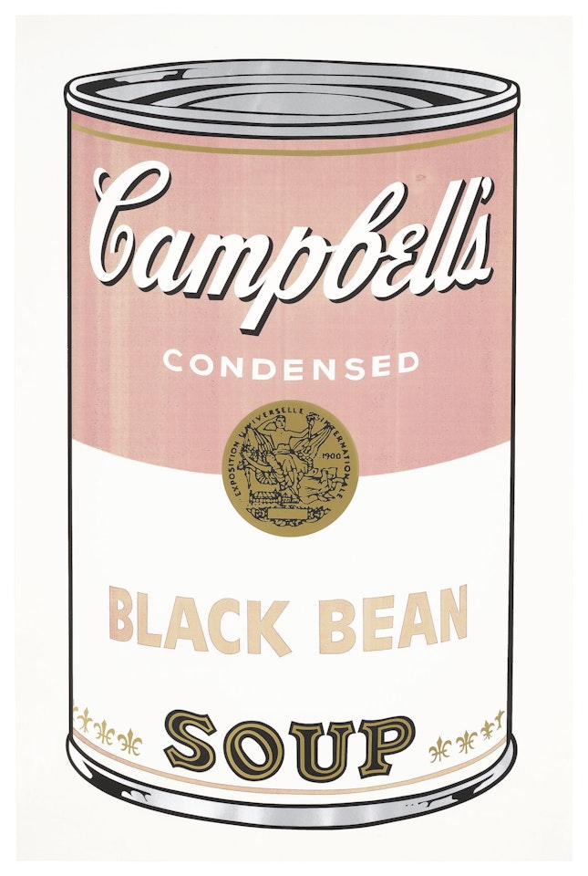 Black Bean Soup, from Campbell's Soup I by Andy Warhol