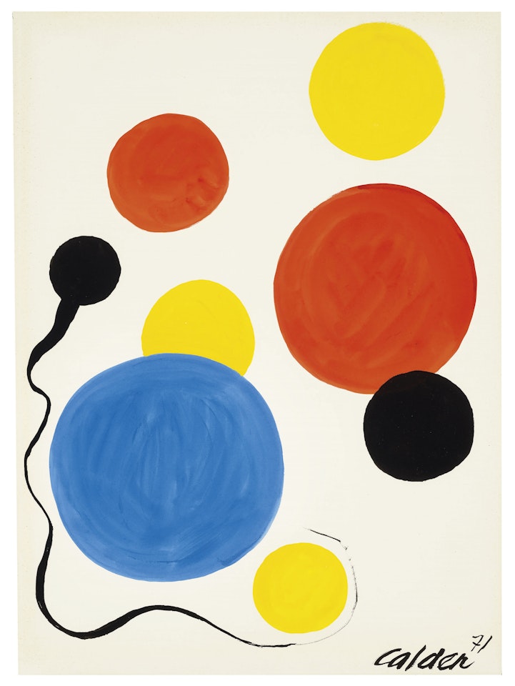 Soleils d’or by Alexander Calder