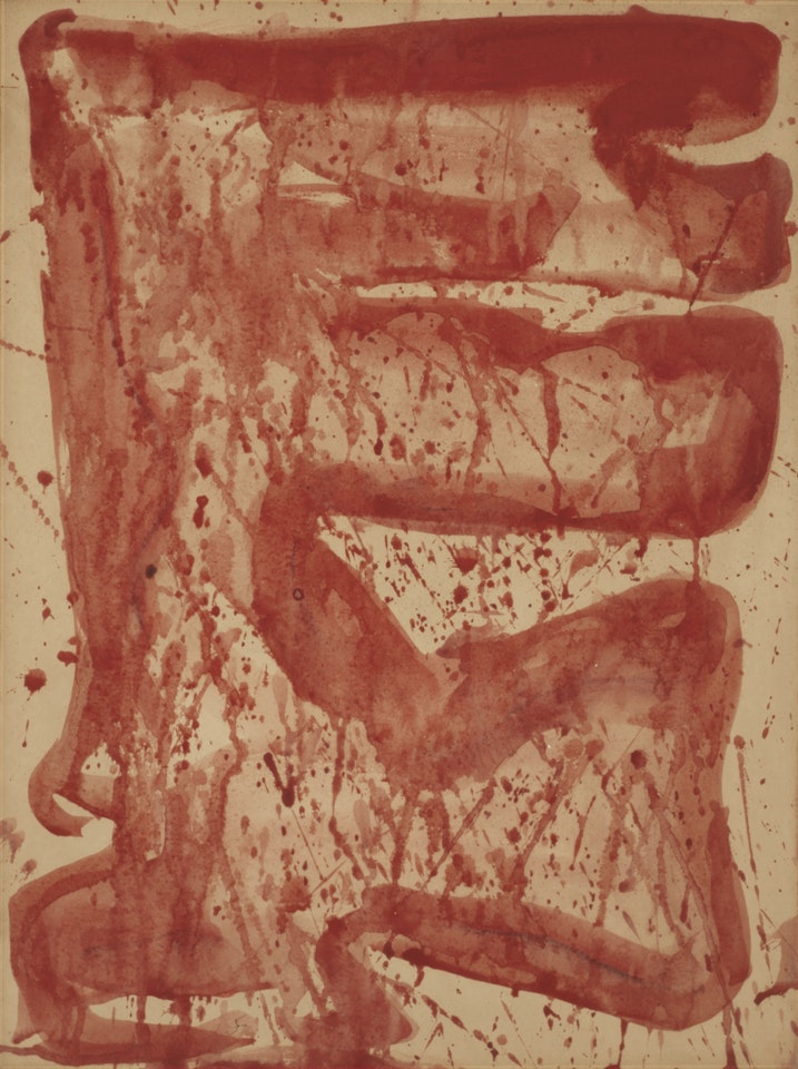 Composition (Red) by Sam Francis