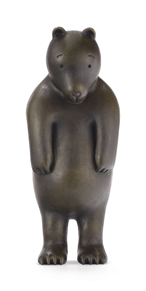 Small Textured Bear by Tom Otterness