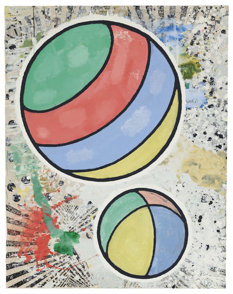 Two Balls by Donald Baechler