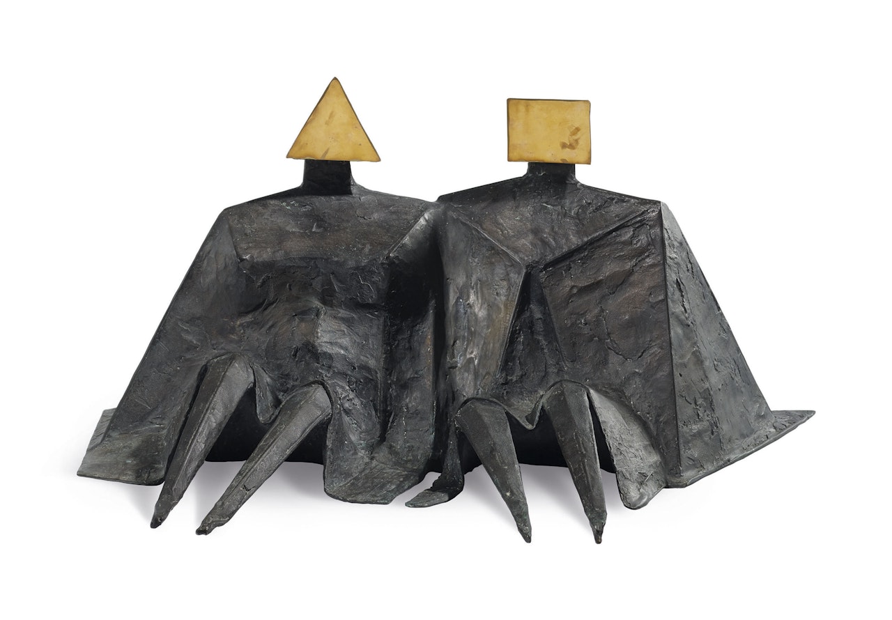 Sitting Couple II by Lynn Chadwick