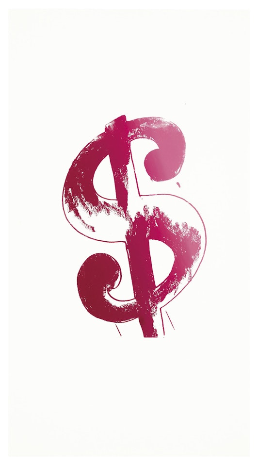 Dollar Sign by Andy Warhol