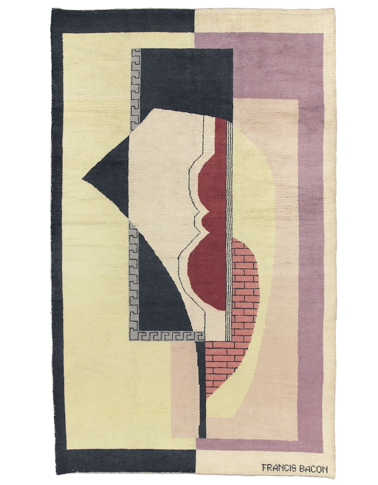 A Unique Large Modernist Carpet by Francis Bacon