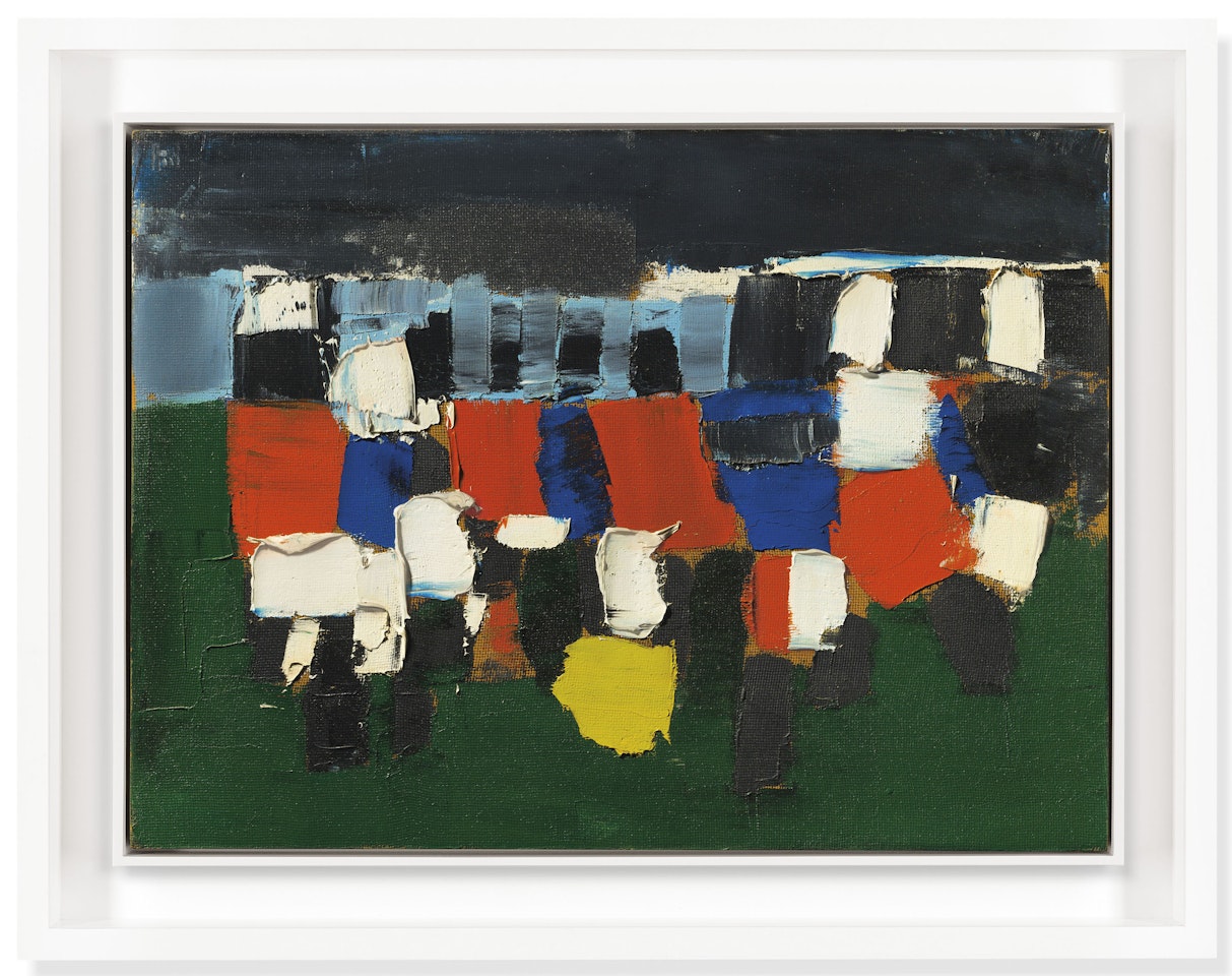 Les Footballeurs (Parc des Princes) by Nicolas de Staël