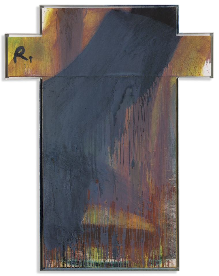 Kreuzbild (Cross) by Arnulf Rainer