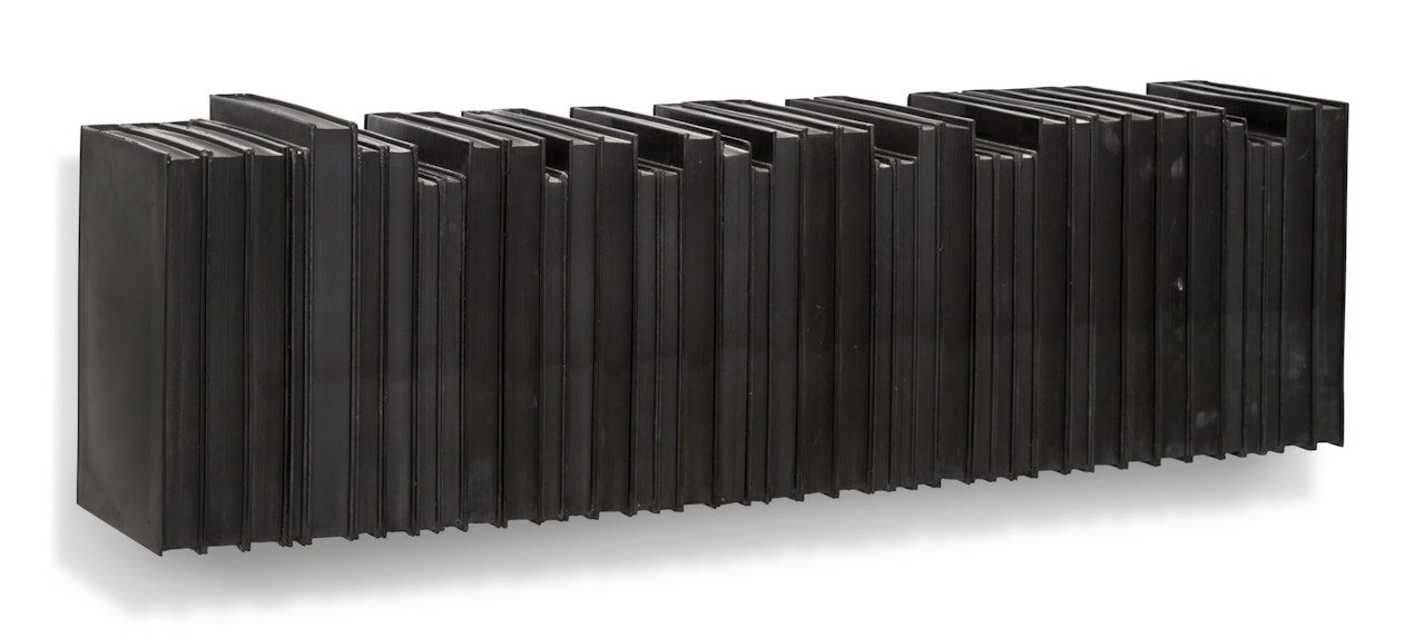 Untitled (Black Books) by Rachel Whiteread