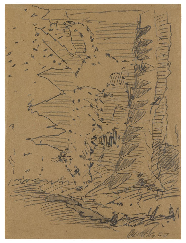 Hund abwärts (Dog Downwards) by Georg Baselitz