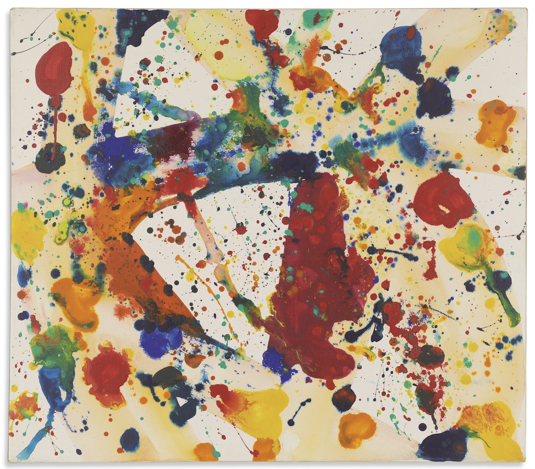 Yellow Beam by Sam Francis